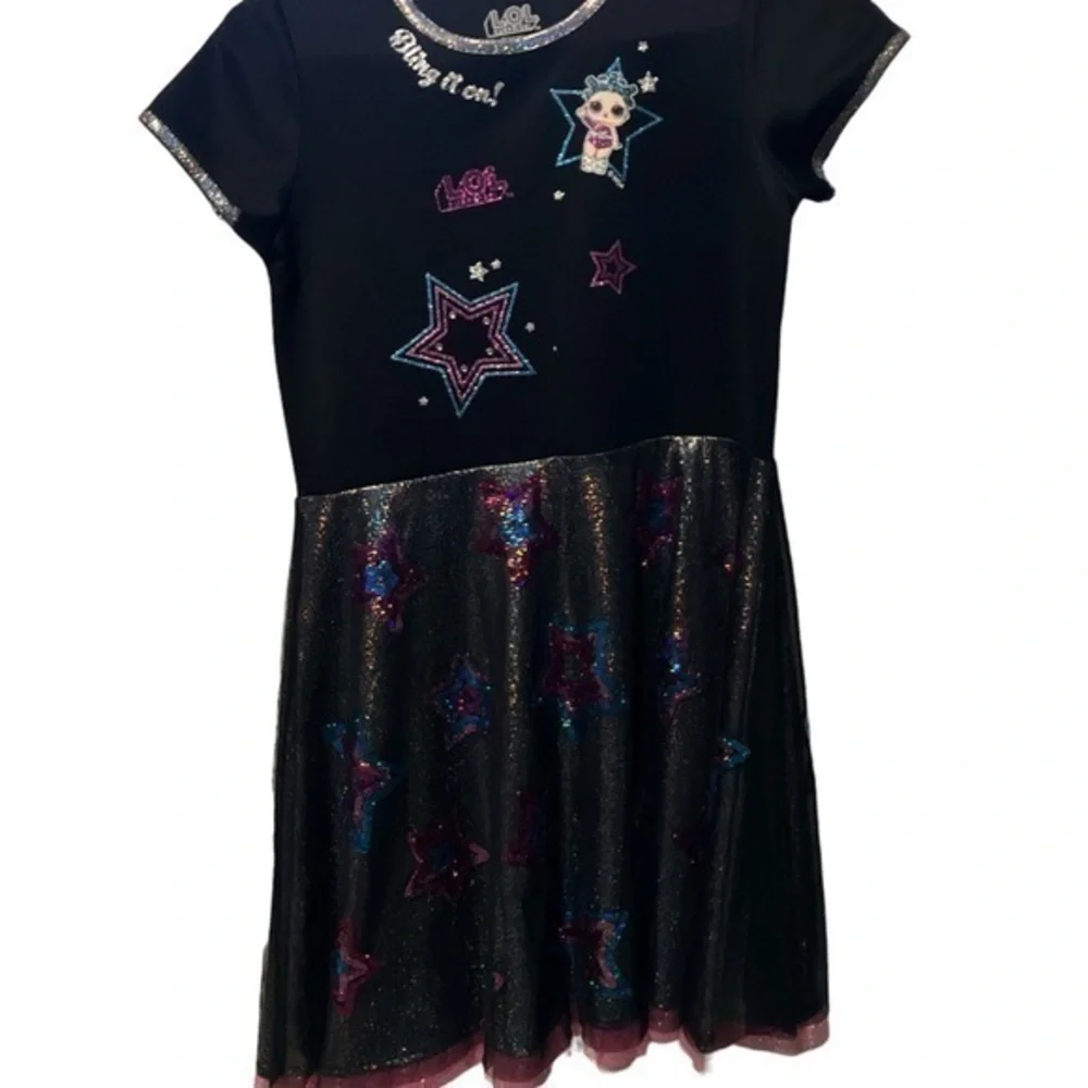 LOL “BLING IT ON” Dress Large 10/12